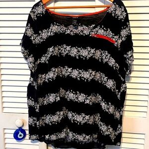 Torrid Open Back & Zipper Detail Top Plus